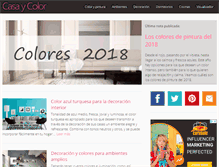 Tablet Screenshot of casaycolor.com